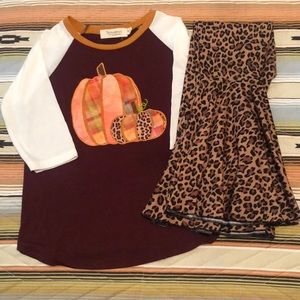 Pumpkin Leopard Set